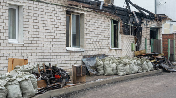 Professional Smoke Damage Removal technician working in Dresser, WI
